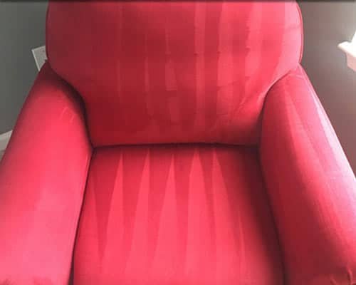 Recliner after cleaning