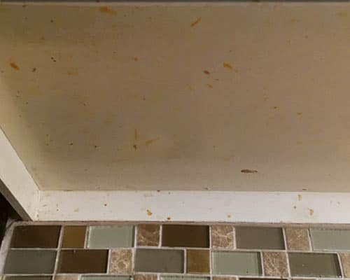Range Hood Area before cleaning