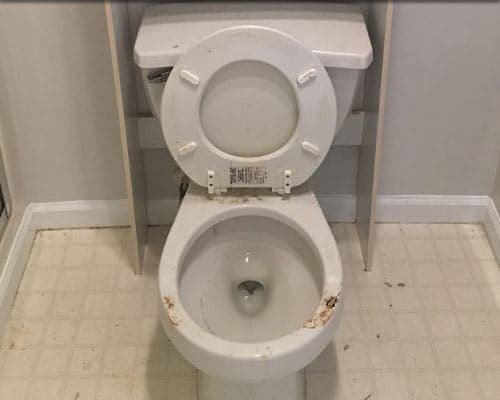 Toilet Bowl before cleaning